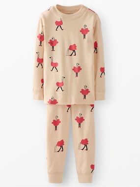 Hanna Andersson Holiday HannaJams™ Girls PJ Set Ollie 110 cm Sz 5 US New w/Tags